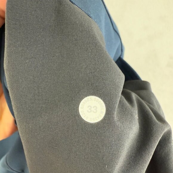 Lululemon Commission Pant Slim Warpstrem 34” Navy Blue Men’s Size 33 - Picture 7 of 14